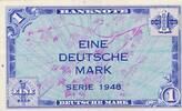 Deutschland 1 Deutsche Mark Bank Deutscher Länder , ohne Kennbuchstabe und Serie -