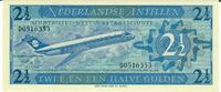 Niederländische Antillen 2 1/2 Gulden Banknote Geldscheine -