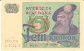 Schweden 5 Kronor Banknote Geldscheine -