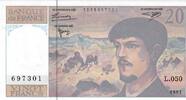 Frankreich 20 Francs Banknote Geldscheine -