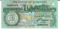 Guernsey 1 Pound Banknote Geldscheine -