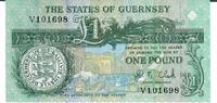 Guernsey 1 Pound Banknote Geldscheine -