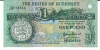 Guernsey 1 Pound Banknote Geldscheine -