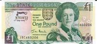 Jersey 1 Pound Banknote Geldscheine -