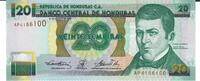 Honduras 20 Lempiras Banknote Geldscheine -