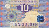 Niederlande 10 Gulden Geldschein Banknote -