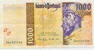 Portugal 1000 Escudos Geldschein Banknote -