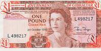 Gibraltar 1 Pound Geldschein Banknote -