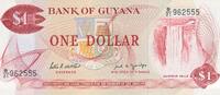 Guyana $ 1 Dollar Geldschein Banknote -