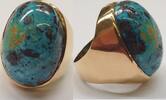 Iran Goldschmuck Gelbgold vintage Wunderschöner Ring 18 K 750 Gold Türkis Handarbeit aus Persien Türkisring -