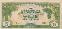 Niederländisch-Indien 5 Gulden SG -