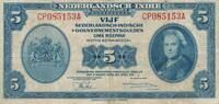Niederländisch-Indien 5 Gulden Lima Roepiah -