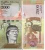 Venezuela 2000 Bolivares Banknote Geldscheine -