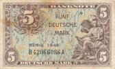 Deutschland BRD 5 Deutsche Mark , Bank Deutscher Länder Banknote, Kenn-Bst.: B, Serie A -