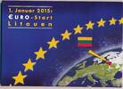 Litauen 3,88 Euro 1 ,2, 5, 10, 20, 50 Centas Centai Centu Kursmünzensatz - Blister, 1, 2, 5 Litai -