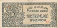 Niederländisch-Indien 1/2 Rupiah Roepiah Setengah Roepiah -