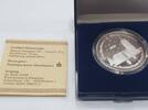 Medaille , 999er  Feinsilber 1992 Deutschland BRD Oberhuasen Weihnachtstaler 999er Silber, St. Barbarakirche Königshardt PP (gekapselt)