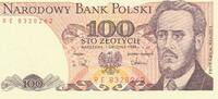 Polen 100 Zloty Zlotych Narodowy Bank Polski -