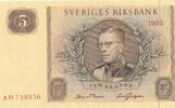 Schweden 5 Kronor Banknote Sveriges Riksbank -