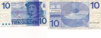 Niederlande 10 Gulden Beispielfoto -