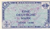 Deutschland BRD Bank Deutscher Länder 1 Deutsche Mark DM ohne Kenn-Bst. und Serie -