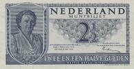 Niederlande 2 1/2 Gulden Muntbiljet Wettig Betaalmiddel -