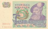 Schweden 5 Kronen Banknote -