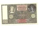 Niederlande 100 Gulden Banknote, Serie GE, gute Erhaltung III -