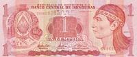 Honduras 1 Lempira Banknote -