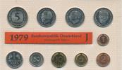 BRD Kursmünzensatz in orig. Noppenfolie Bad Homburg 1 Pf.- 5 DM, Einzelsatz " J " -
