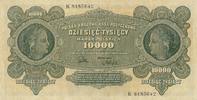 Polen 10000 Marek Banknote Krajowa Kasa Frauenkopf -