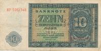 DDR 10 Mark 1948 KN rot, 7 stellig 2 Buchstaben vor KN stark gebraucht IV 4,90 EUR  plus 6,00 EUR verzending