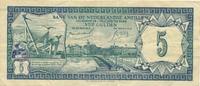 Niederländische Antillen 5 Gulden Geldschein Banknote Nederlandse Antilien -