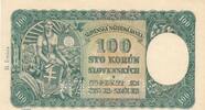 Slowakei Slovakei 100 Korun Sto Korun Slovenska -