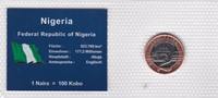 Nigeria 2 Naira Münzen Set Nigeria 2 Naira original verschweißt -