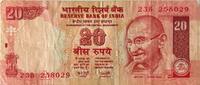 Indien 20 Rupees -