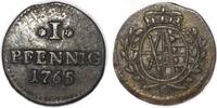 Altdeutschland/ Sachsen-Albertinische Linie 1 Pfennig Friedrich August III. -