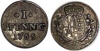 Altdeutschland/ Sachsen-Albertinische Linie 1 Pfennig Friedrich August III. -