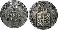 Altdeutschland/ Brandenburg-Preußen 2 Pfennig Friedrich Wilhelm IV. -