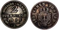 Altdeutschland/ Brandenburg-Preußen 2 Pfennig Friedrich Wilhelm IV. -