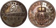 Altdeutschland/ Brandenburg-Preußen 2 Pfennig Wilhelm I. -