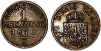 Altdeutschland/ Brandenburg-Preußen 1 Pfennig Wilhelm I. -