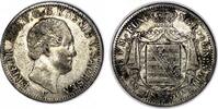 Altdeutschland/ Sachsen-Albertinische Linie 1/6 Taler Friedrich August II. -