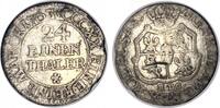 Altdeutschland/ Sachsen-Albertinische Linie 1/24 Taler Friedrich August II. als August III. König von Polen und Großherzog von Litauen -