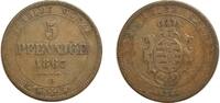 Altdeutschland/ Sachsen 5 Pfennig -