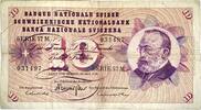 Schweiz 10 Francs Banknote, Schweizerische Nationalbank, Serie 57M -