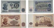 Bulgarien 10,20 Leva Banknoten 2 Stück Lot -