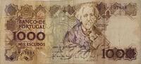 Portugal 1000 Escudos Banknote -