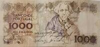 Portugal 1000 Escudos Banknote -