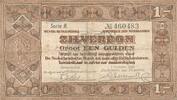 Niederlande 1 Gulden Geldschein Banknote Zilverbon Serie R -